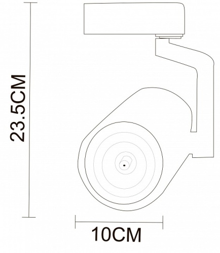Светильник на штанге Arte Lamp Traccia A2330PL-1BK в Чайковском фото 2
