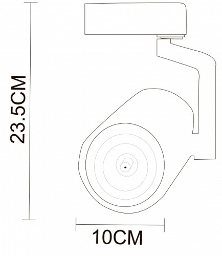 Светильник на штанге Arte Lamp Traccia A2330PL-1BK в Арзамасе фото 2