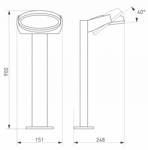 Наземный высокий светильник Arlight Eye 029984 в Нижнем Новгороде фото 2