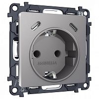 Розетка с заземлением и 2хUSB type C, без рамки Ambrella Volt ALFA MA510510 в Нижнем Новгороде