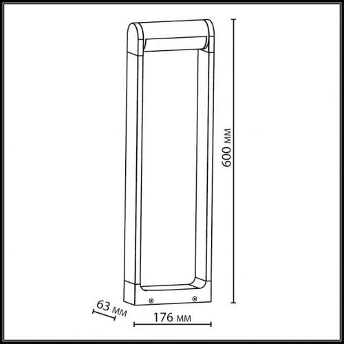 Наземный низкий светильник Odeon Light NATURE 7117/12GL в Нижнем Новгороде фото 3