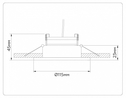Встраиваемый светильник Ambrella Light TN TN51913 в Нижнем Новгороде фото 7