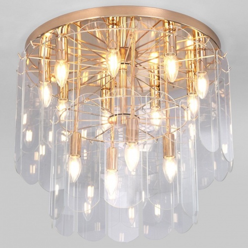 Потолочная люстра Eurosvet Claire 60170 золото в Нижнем Новгороде