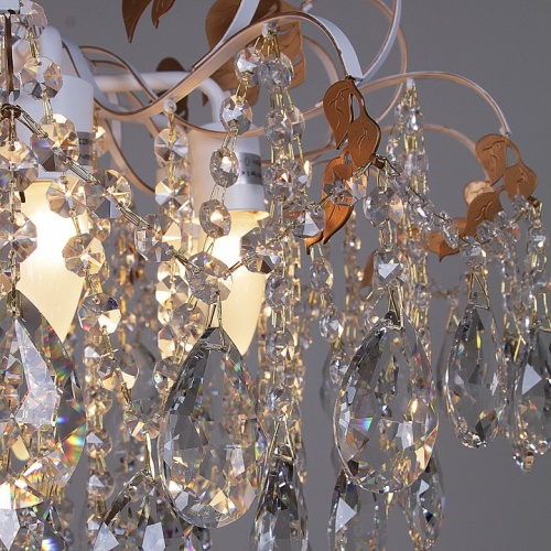 Люстра на штанге 96028-0.3-07 WH+GOLD PN в Нижнем Новгороде фото 4