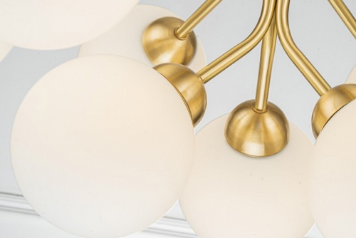 Люстра на штанге Belfast Bryson L-8130-6+3 BR GL в Нижнем Новгороде фото 6