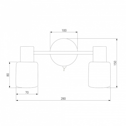 Бра Eurosvet Corso 20089/2 хром в Нижнем Новгороде фото 3
