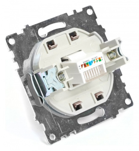 Розетка Ethernet RJ-45 без рамки Stekker Катрин 49023 в Нижнем Новгороде фото 3