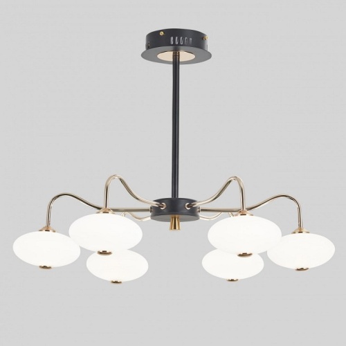 Люстра на штанге Arte Milano Neapolis-73908 273908/6 BK/GD в Нижнем Новгороде фото 6