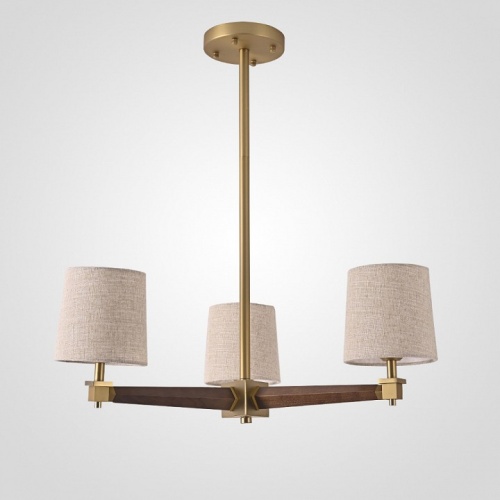 Люстра на штанге Imperiumloft Jorgenson Beige/Dark wood STAVRA01 в Нижнем Новгороде