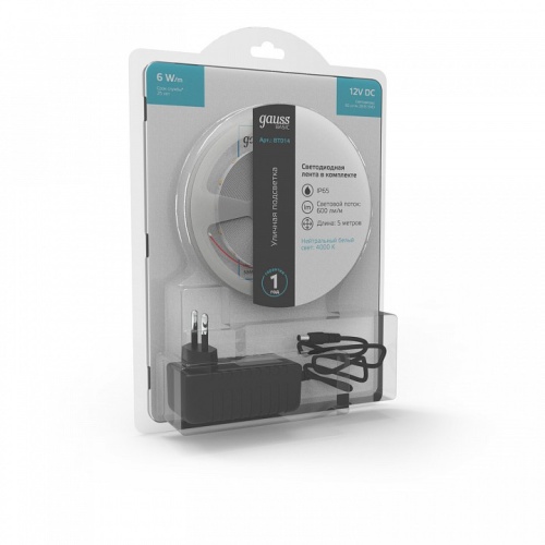 Комплект с лентой светодиодной Gauss Basic BT014 в Нижнем Новгороде фото 6