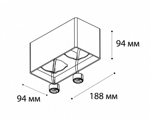 Накладной светильник Italline Fashion FASHION FX2 black в Нижнем Новгороде фото 2