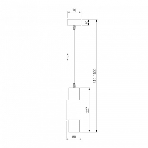 Подвесной светильник Eurosvet Bento 50204/1 LED в Ртищево фото 4