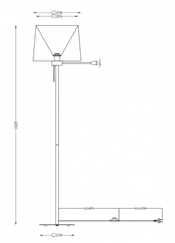 Торшер с подсветкой Maytoni Farel Z001FL-L3W-1B в Коркино фото 2