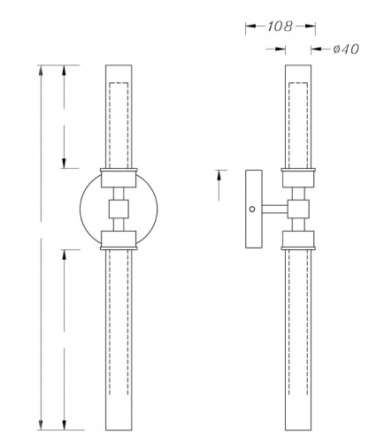 Бра Maytoni Stelo MOD116WL-L7B3K в Куйбышеве фото 3