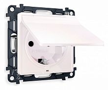 Розетка с заземлением и со шторкой, без рамки с крышкой Ambrella Volt ALFA MA208010 в Нижнем Новгороде