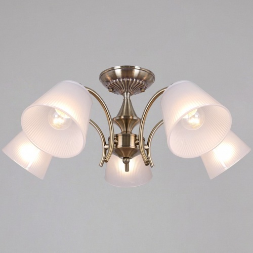 Люстра на штанге ILLUMICO  IL0910-5CSQ-26 AB ELITE в Нижнем Новгороде