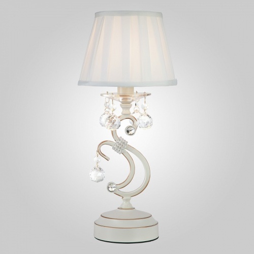 Настольная лампа декоративная Eurosvet Ivin 12075/1T белый Strotskis настольная лампа в Чебоксарах
