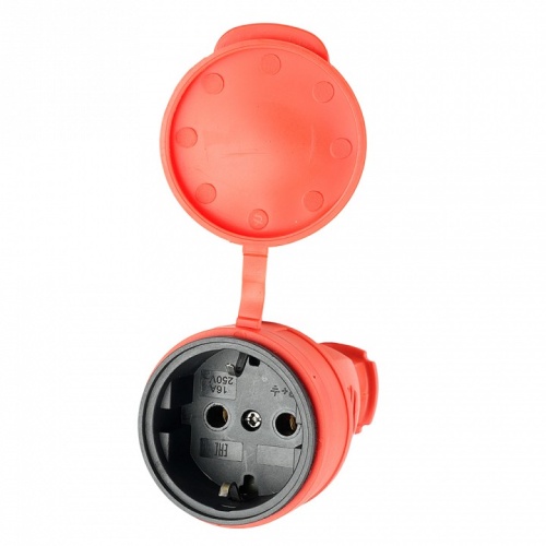 Розетка переносная разборная с заземлением и крышкой Stekker Одри 39195 в Нижнем Новгороде фото 9