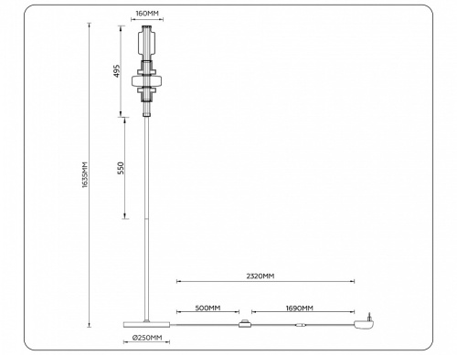 Торшер Ambrella Light LH LH53132 в Нижнем Новгороде фото 3