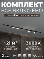 Комплект трековый Hesby Lighting Skylite №14 HSBL_kompl_S014_VI2B3K в Нижнем Новгороде