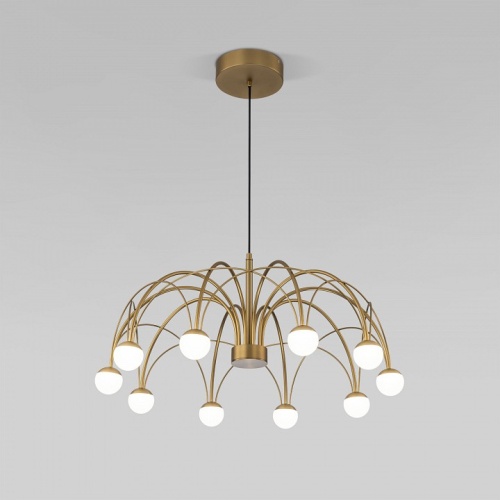 Люстра на штанге Eurosvet Ragno 90030/10 LED золото в Нижнем Новгороде фото 7