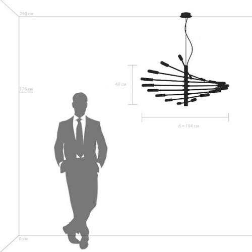 Подвесная люстра Lightstar Ragno 733187 в Нижнем Новгороде фото 4
