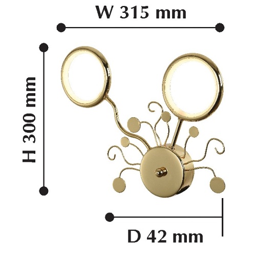 Бра Favourite Dominium 2321-2W в Заречном фото 3