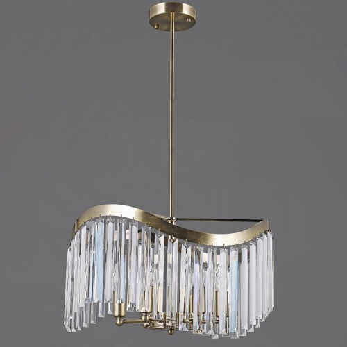 Подвесная люстра ILLUMICO IL3475 IL3475-6PSQ-25AB ELITE в Нижнем Новгороде