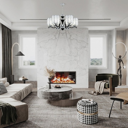 Подвесная люстра Arte Milano Florentia-6787 306787/6 Bk/Ni в Нижнем Новгороде фото 4