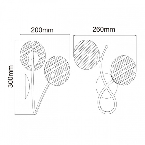 Бра MW-Light Оливия 5 306023502 в Нижнем Новгороде фото 2