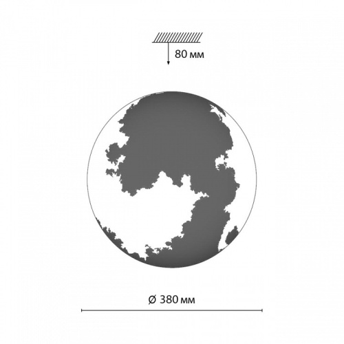 Накладной светильник Sonex Moon 3084/DLN в Нижнем Новгороде фото 6