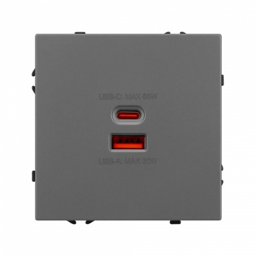 Розетка 2хUSB type A и C без рамки Arlight SCT 054319 в Нижнем Новгороде фото 3