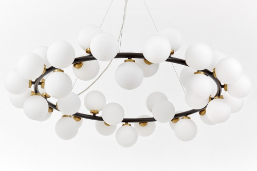 Подвесная люстра LUMINA DECO MARSIADA LDP 6033-40 BK+MD в Нижнем Новгороде фото 6