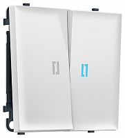 Выключатель проходной двухклавишный с подсветкой без рамки Ambrella Volt MS MS124040 в Нижнем Новгороде