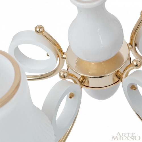 Подвесная люстра Arte Milano Florentia-1097 301097/5 Wh/Gd в Нижнем Новгороде фото 9