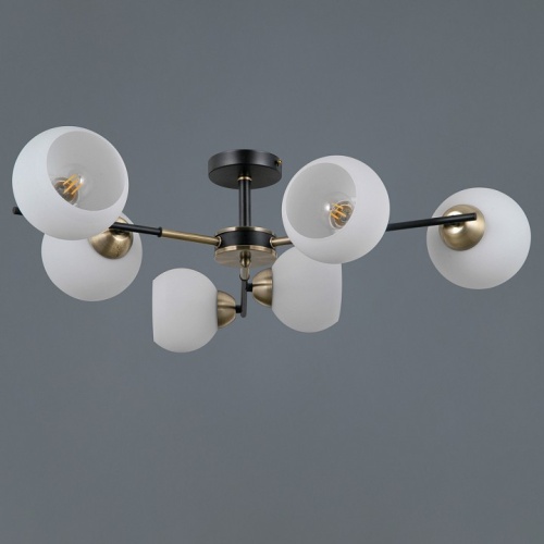 Люстра на штанге ILLUMICO LIBRA IL0469-6CSQ-24 BK AB LIBRA в Нижнем Новгороде фото 4