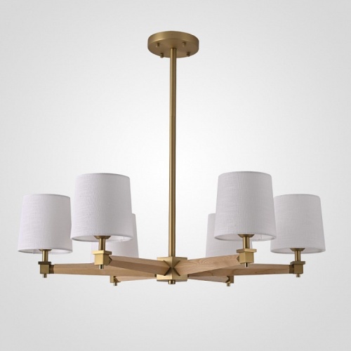 Люстра на штанге Imperiumloft Jorgenson White/Light wood STAVRA01 в Нижнем Новгороде