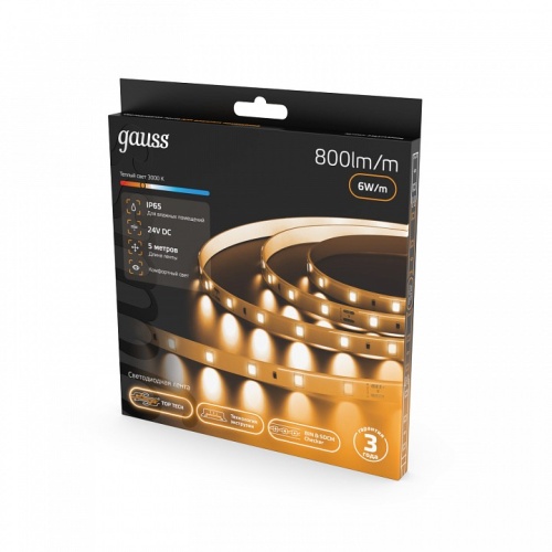 Лента светодиодная Gauss  23637432006 в Нижнем Новгороде фото 3