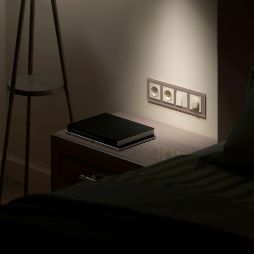 Рамка на 4 поста Werkel Favorit (латте, стекло) W0041142 в Нижнем Новгороде фото 2