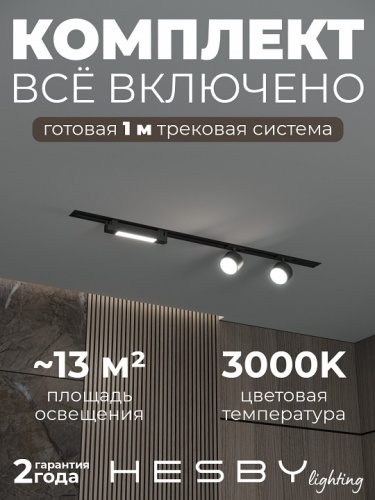 Комплект трековый Hesby Lighting Skylite №14 HSBL_kompl_S014_VI1B3K в Нижнем Новгороде