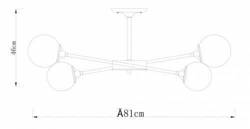 Люстра на штанге Arte Lamp Marco A2703PL-12SG в Нижнем Новгороде фото 4