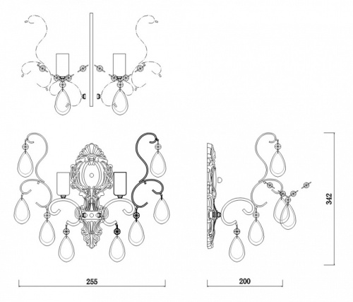 Бра Freya Chabrol FR2302WL-02S в Нижнем Новгороде фото 3