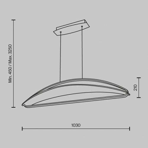 Подвесной светильник Maytoni Breeze MOD281PL-L34BS3K в Нижнем Новгороде фото 5