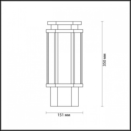 Наземный низкий светильник Odeon Light Gino 4048/1B в Кропоткине фото 4