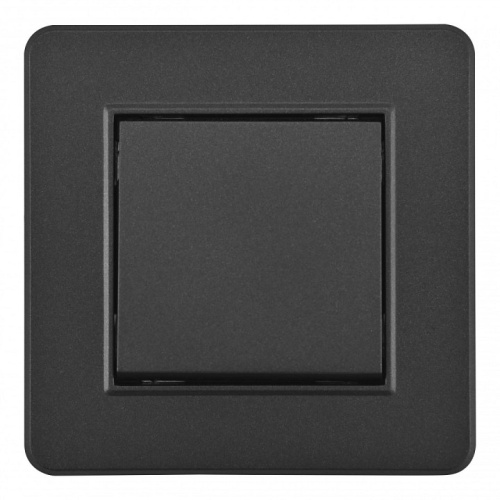 Выключатель одноклавишный Arte Milano SET16-1 SET16-1-30-1 black в Нижнем Новгороде фото 3