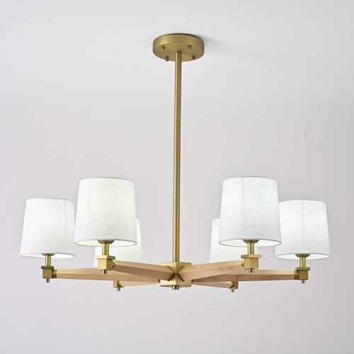 Люстра на штанге Imperiumloft Jorgenson White/Light wood STAVRA01 в Нижнем Новгороде фото 6