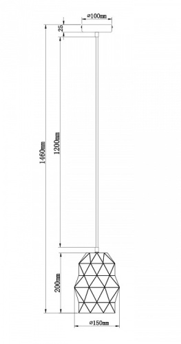 Подвесной светильник Maytoni Louvre MOD199-PL-03-W в Нижнем Новгороде фото 3