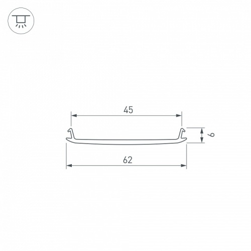 Рассеиватель Arlight STRETCH 040822 в Нижнем Новгороде фото 2