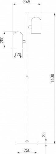 Торшер Eurosvet Bambola 01164/2 латунь в Нижнем Новгороде фото 4