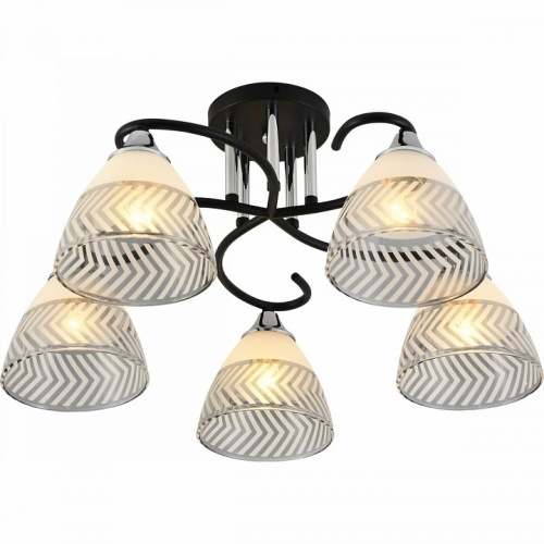 Потолочная люстра 11391 11391-0.3-05B BK+CR в Нижнем Новгороде фото 2